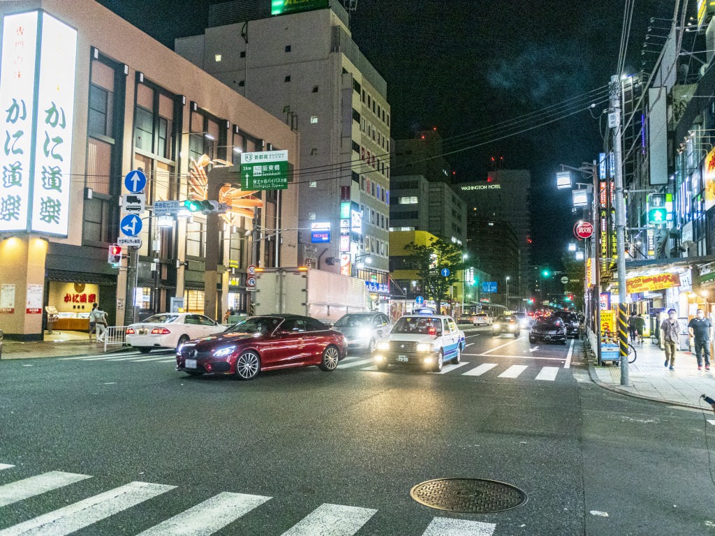 長者町の夜。